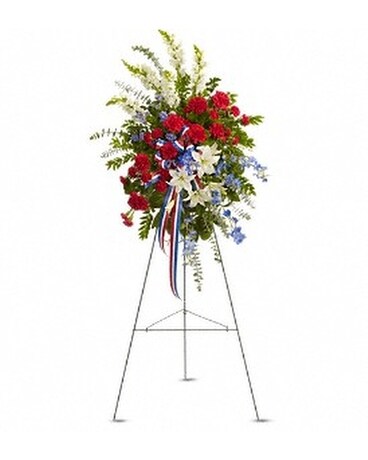 Sacred Duty Spray Flower Arrangement