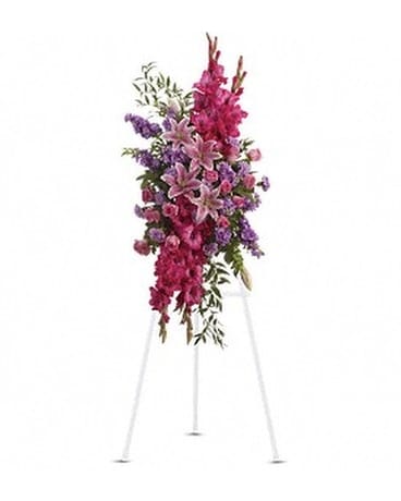 Touching Tribute Spray Flower Arrangement