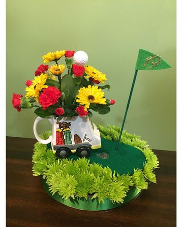 Hole in One Flower Arrangement