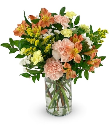 Pet Friendly Serene Sunset Bouquet Flower Arrangement