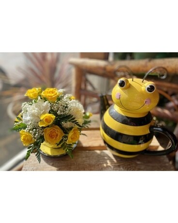 Buzzie and Tea Pitcher