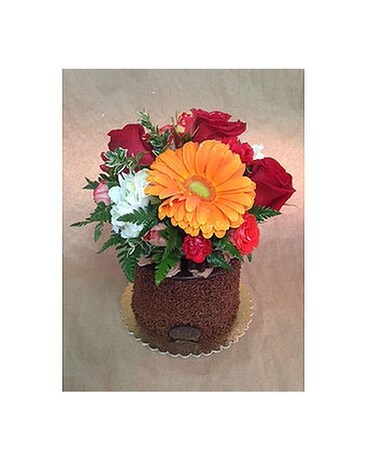 6inch Bright Chocolate Cake Custom product