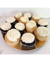 Choc and Vanilla size,  inches height and  inches wide.