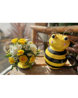 Buzzie and Tea Pitcher
