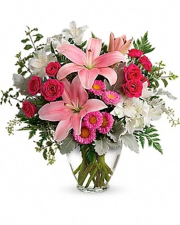 Blush Rush in Max Meadows Flower Arrangement