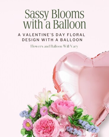 Sassy Blooms with a Balloon Flower Arrangement