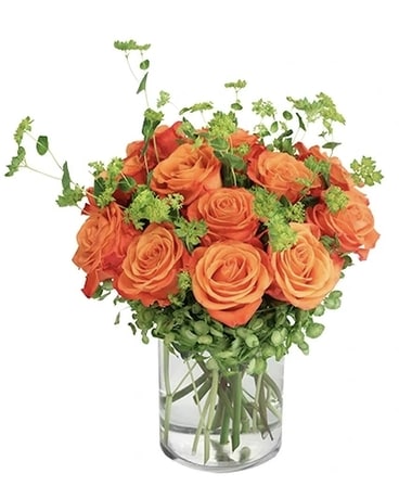 Timeless Tangerine Flower Arrangement