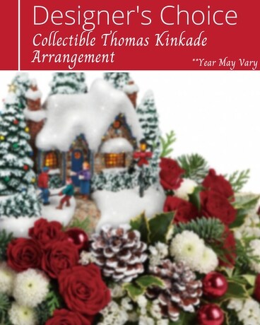 Designer's Choice Thomas Kinkade Collectible Flower Arrangement