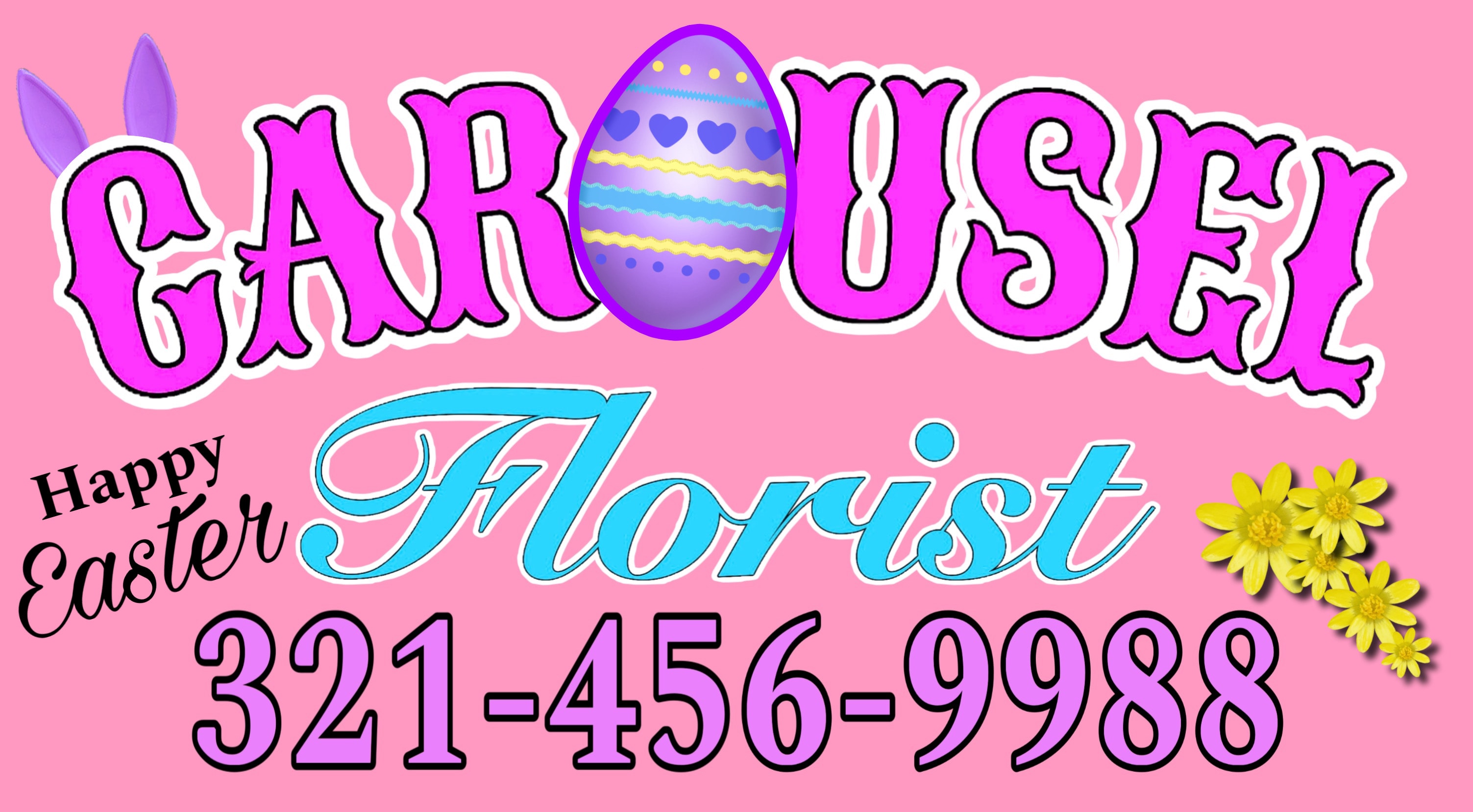 Flowers for the Wedding Reception Delivery Rockledge FL Carousel Florist