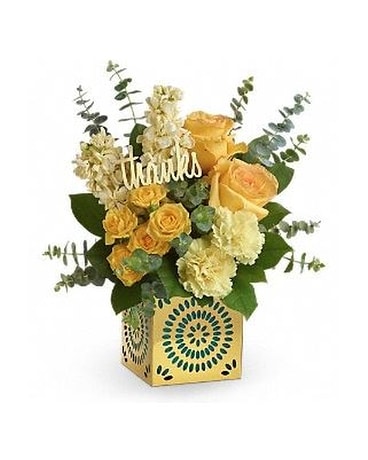 Teleflora's Shimmer Of Thanks Bouquet Flower Arrangement