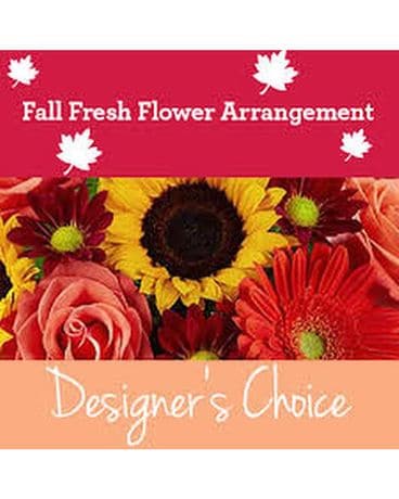 Designers Choice Fall Table Arrangement Flower Arrangement