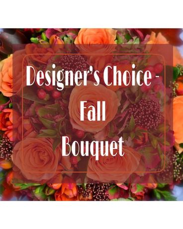 Designers Choice Fall CUT Flowers Bouquet Wrapped Bouquet