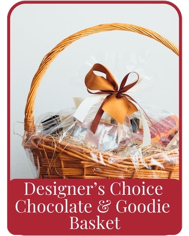 Designer's Choice Chocolate & Goodie Basket Gift Basket