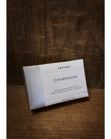 Rewined Champagne Soap Bar Flower Arrangement