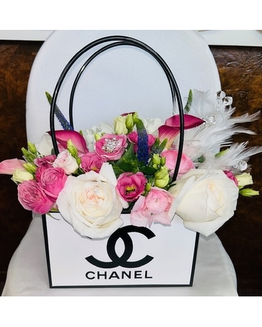 chanel box for flowers