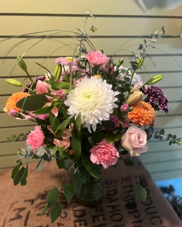 Perfect Pastels Designers choice Flower Arrangement