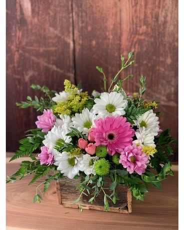 Spring Flowers Bloom Box Flower Arrangement