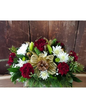 Festive Table Centerpiece Flower Arrangement