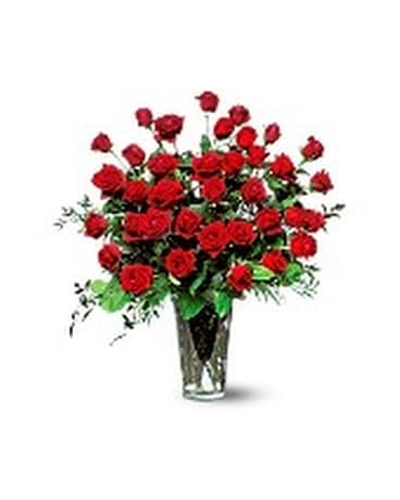Three Dozen Red Roses Flower Arrangement