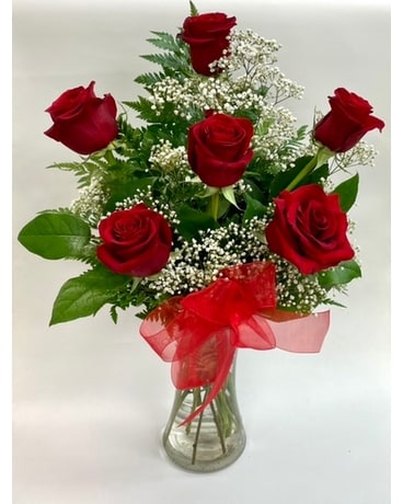 Bouquet of 6 roses Flower Arrangement