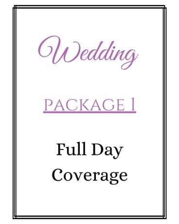 Wedding Photography Package 1 Flower Arrangement