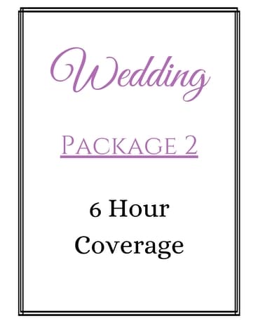 Wedding Photography Package 2 Flower Arrangement