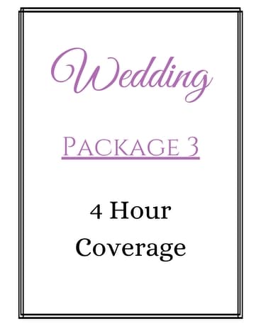 Wedding Photography Package 3 Flower Arrangement