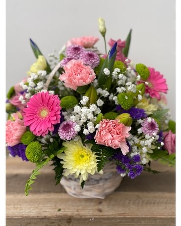 Spring Song Flower Basket Flower Arrangement