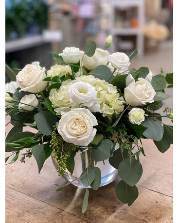 4 Centerpieces for Occasion- White at $125.00 each Flower Arrangement