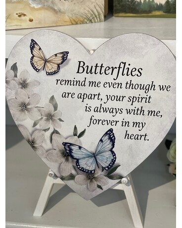 Butterflies Memorial Plaque Gifts