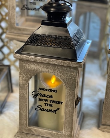 Amazing Grace LED Memorial Lantern Gifts