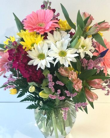 First Light Vase Arrangement Flower Arrangement