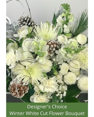Winter White Cut Flower Bouquet Bouquet