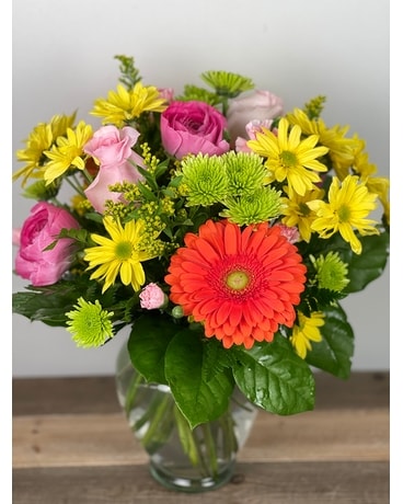 Rays of Sunshine Vase Arrangement Flower Arrangement