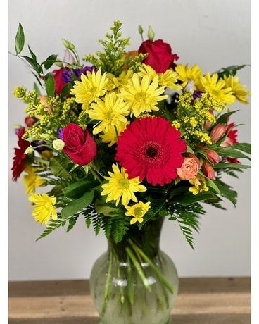 Sedona Sunrise Vase Arrangement Flower Arrangement