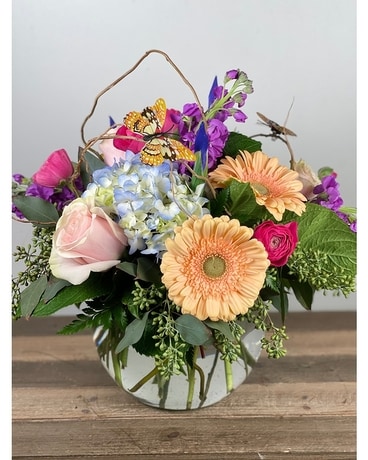 Willow Wishes Vase Arrangement Flower Arrangement
