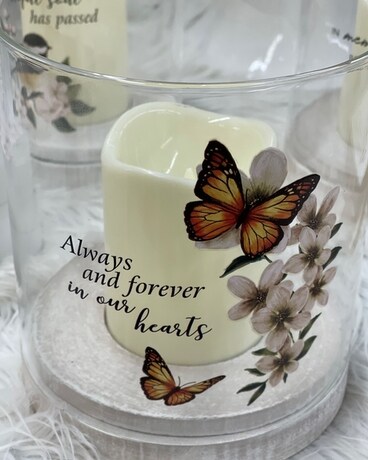 Forever in Hearts LED Lantern with Candle Gifts