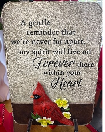 Red Cardinal Memorial Plaque Gifts