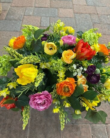 Wildflower Artificial Tombstone Topper Gifts
