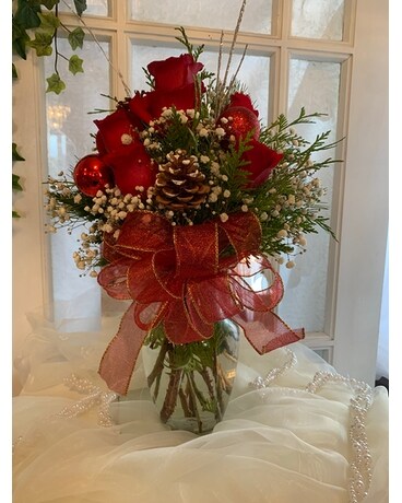Merry Christmas Arrangement Flower Arrangement