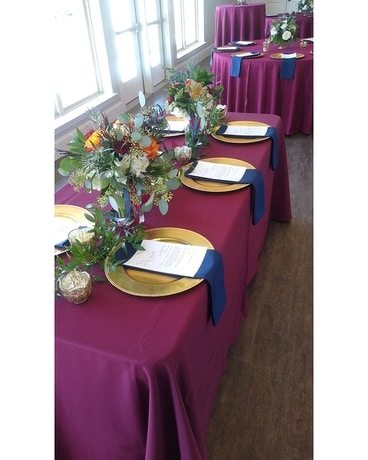 Head Table Flower Arrangement