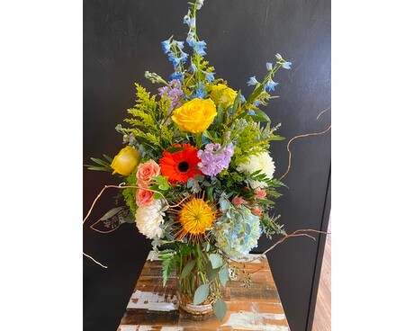 Cottage Core Flower Arrangement
