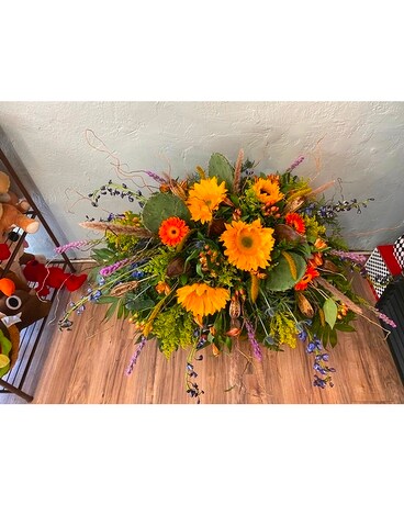 Casket Spray Flower Arrangement