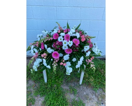 Casket Spray Flower Arrangement