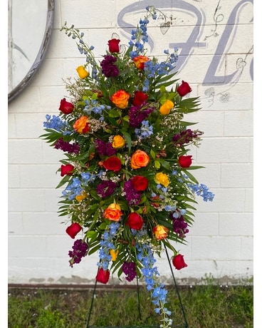 Standing Spray Flower Arrangement