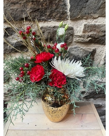 Golden Days Carnations Flower Arrangement