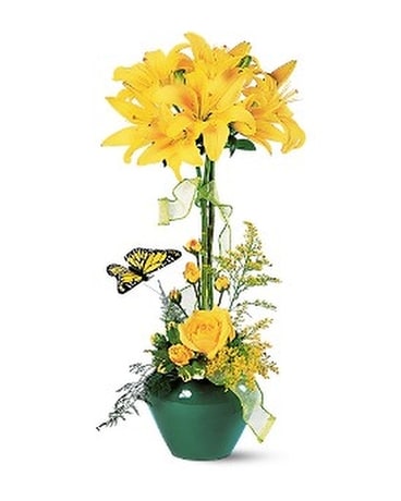 Lily Topiary Flower Arrangement