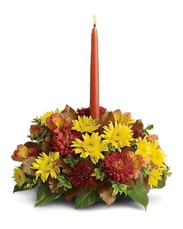 Bright to Light Centerpiece Flower Arrangement