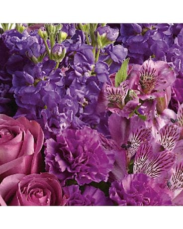 Purple Tones Designer's Choice Flower Arrangement