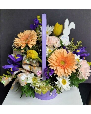 Spring Basket- Panier Jardin du Printemps Flower Arrangement